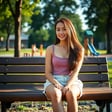 A mom at the playground