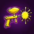 Neon Paintball 1v1 Multiplayer