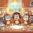Monkey Girls Baking Challenge