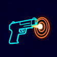 Neon Gunline Shooting Game