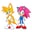 Tails and Amy Fantasy Duo