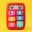 Calculatrice rouge amusante