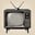 Vintage Black and White TV