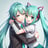 miku hugging you