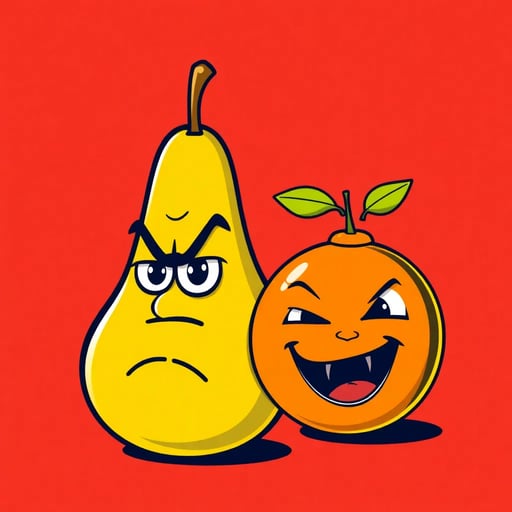 Annoying Orange & Pear