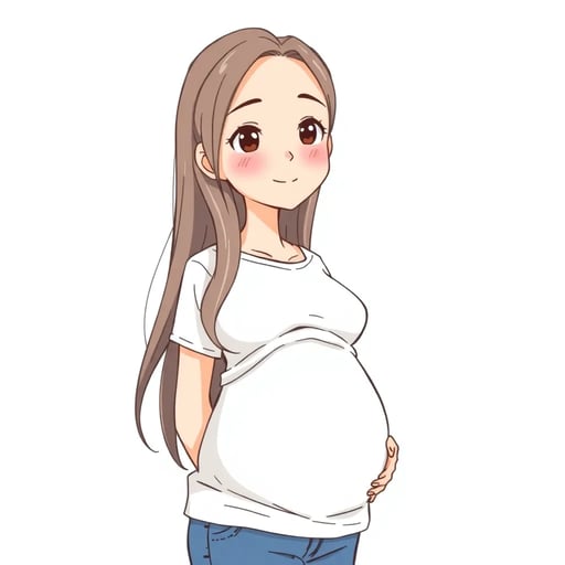 ទេពអប្សរមានផ្ទៃពោះអាណីមេ