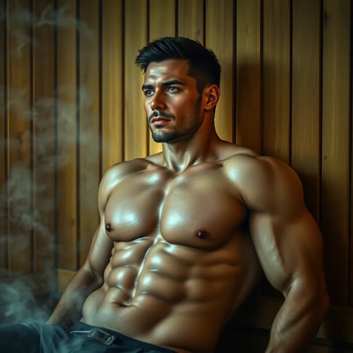 Sauna Hunk