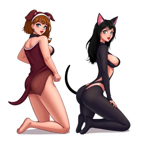 महिला पालतू जानवरों की दुनिया