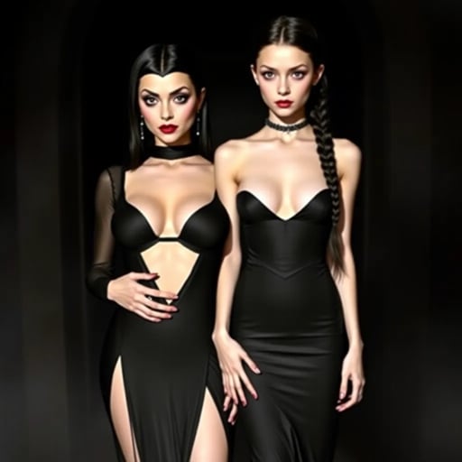 Wednesday e Morticia