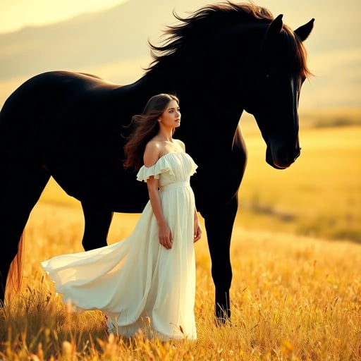 Alina dan Kuda Jantan Hitam