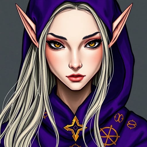 Elf Girl on the Cult's Altar