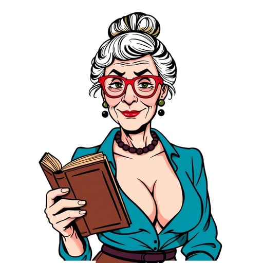 Bibliotecaria Anziana Birichina