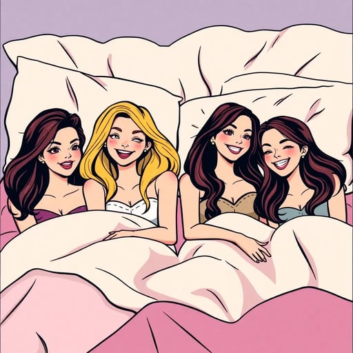 ពិធីជប់លៀងគេងសម្រាករបស់ប្អូនស្រីតូចៗ