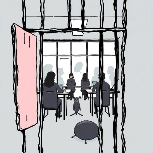 ទ្រុងនៅក្នុងការិយាល័យ