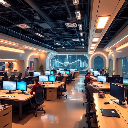 Büro zur freien Nutzung