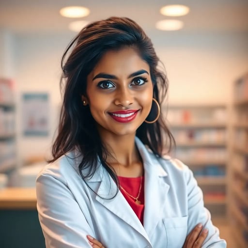 Priya la Farmacéutica Coqueta