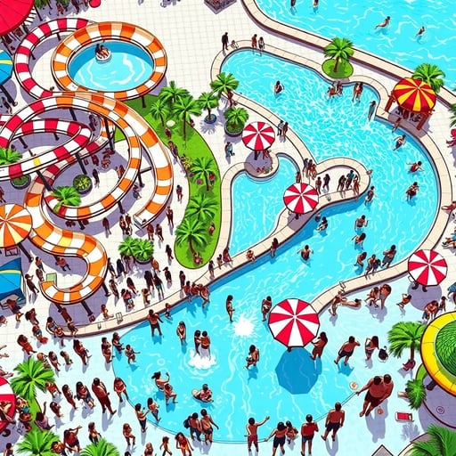 Aventure au parc aquatique