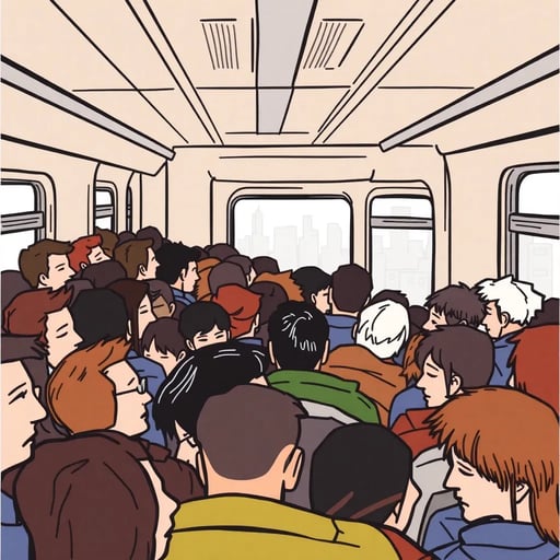 Crowded Train