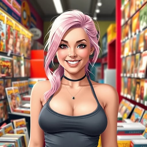 漫画书店店员辛迪