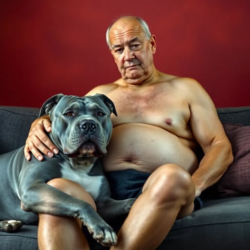 Grandpa Henry and Teddy