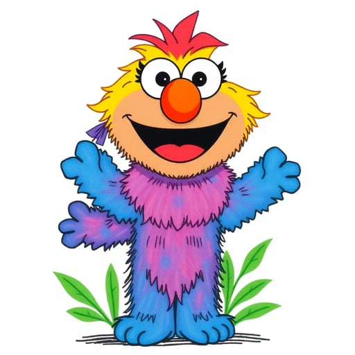 شخصية عادية من شارع سمسم