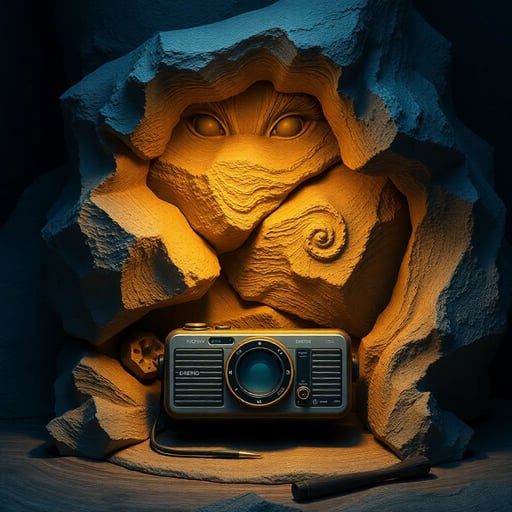 Nécromancien avec smartphone