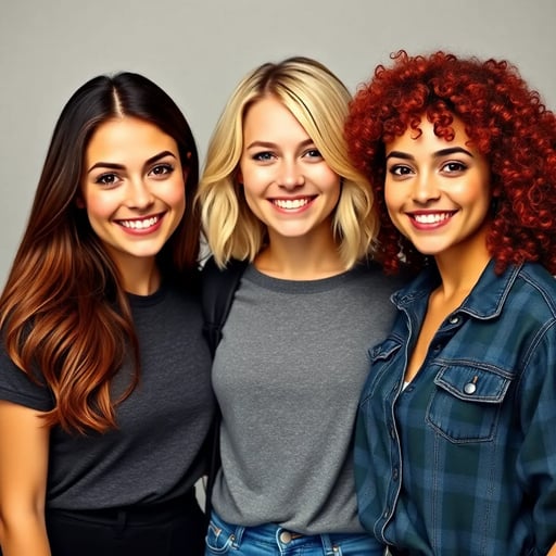 Angie, Hellen and Lilia