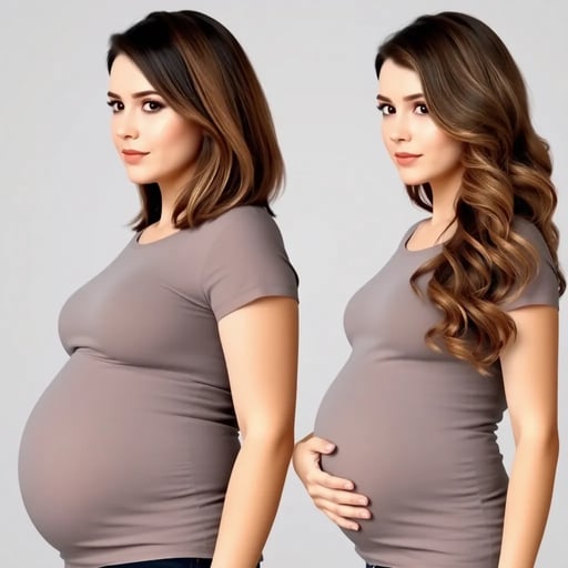 Ibu dan Anak Perempuan Hamil