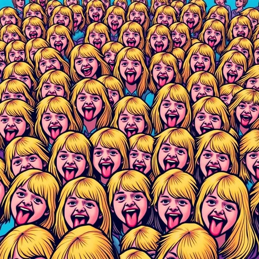 الفتيات اللطيفات الساذجات