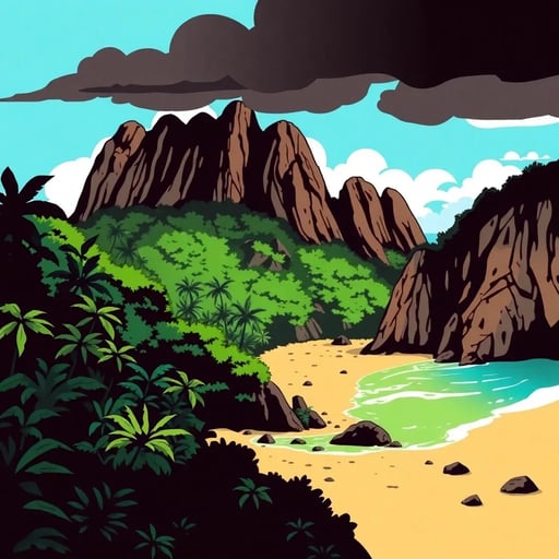 Avventura sull'isola senza censure