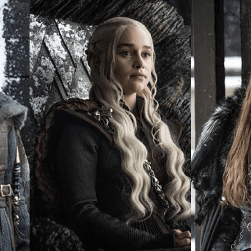 Arya, Sansa i Daenerys