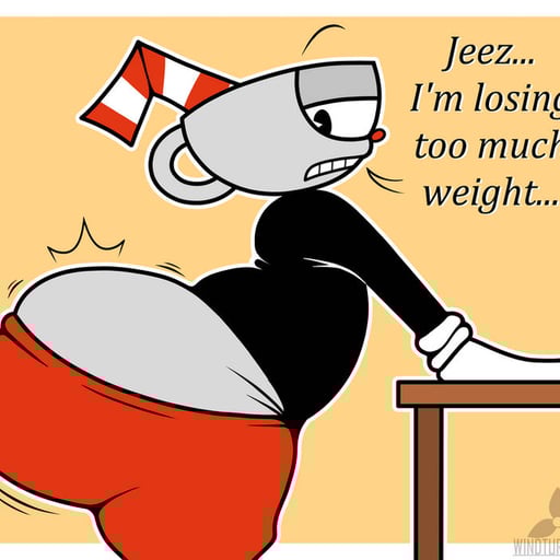 Thicc Femboy Cuphead