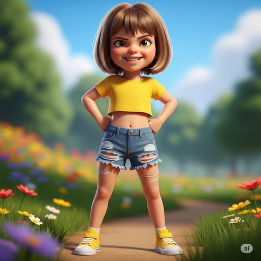 Danielle, cô bé nghịch ngợm.