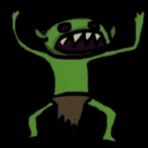 醜い小さなゴブリン