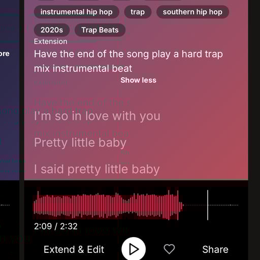 Ai song generator and editor