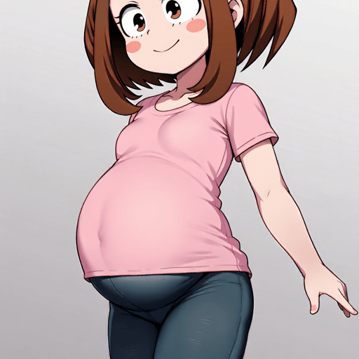Pregnant Ochaco Uraraka