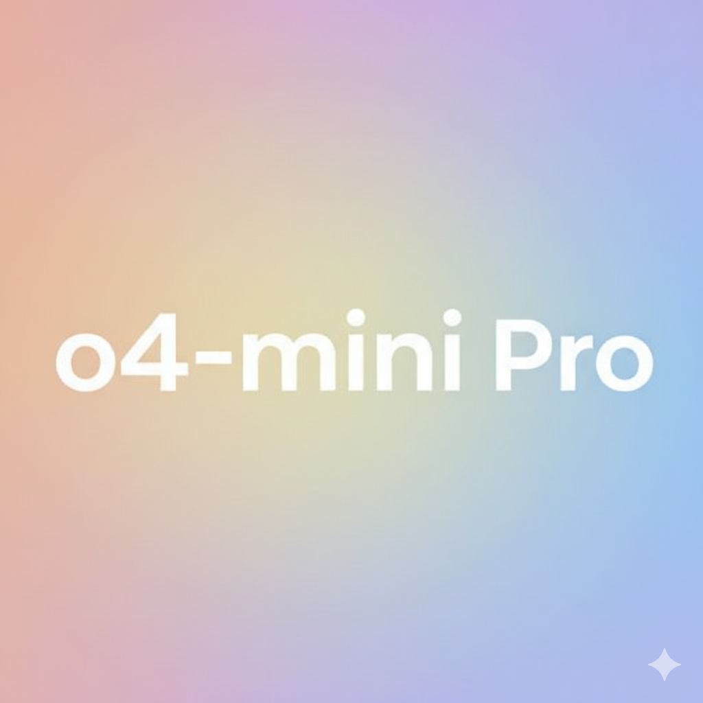 O4 Mini Pro · Chatbot de IA gratis